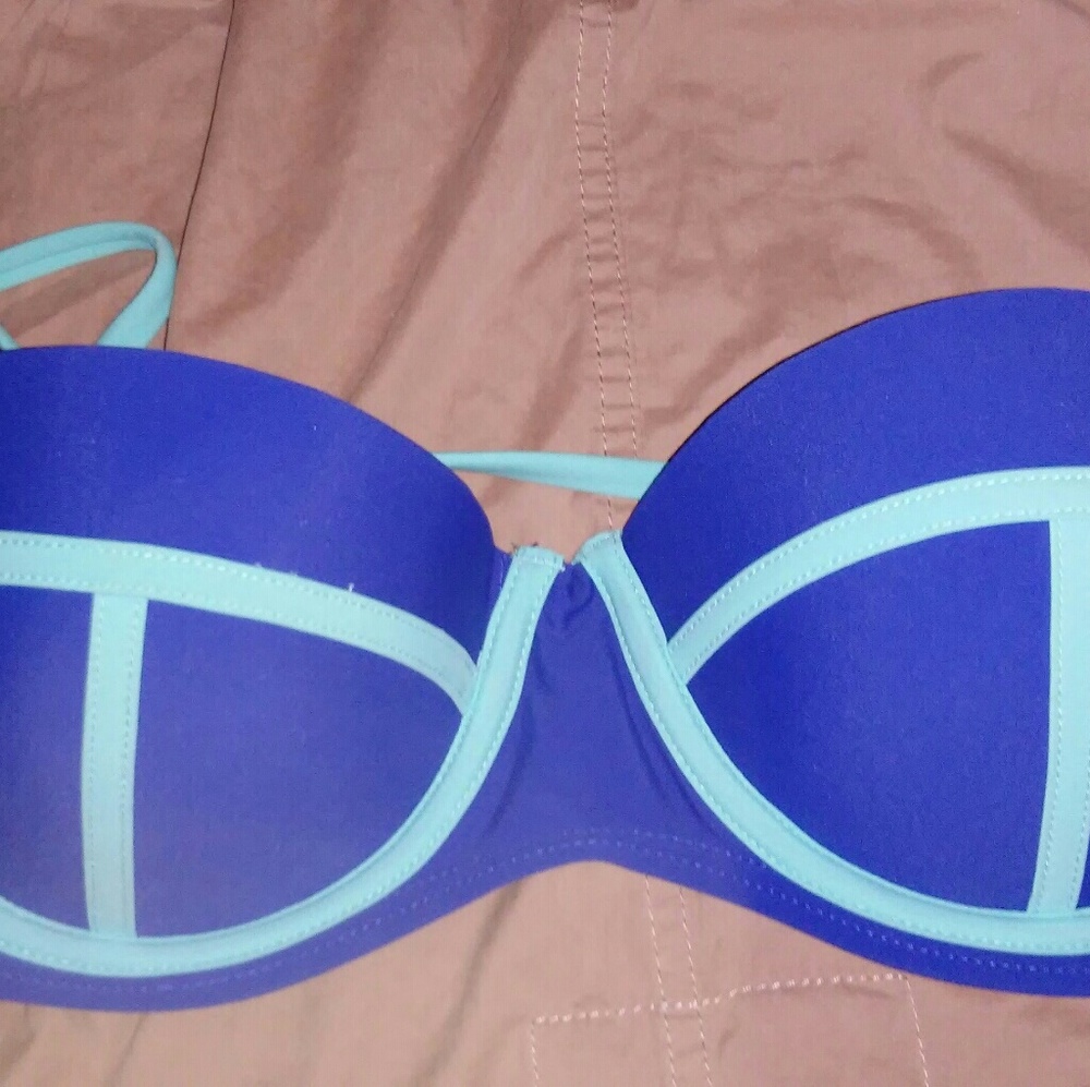 Royal blue swim piece.